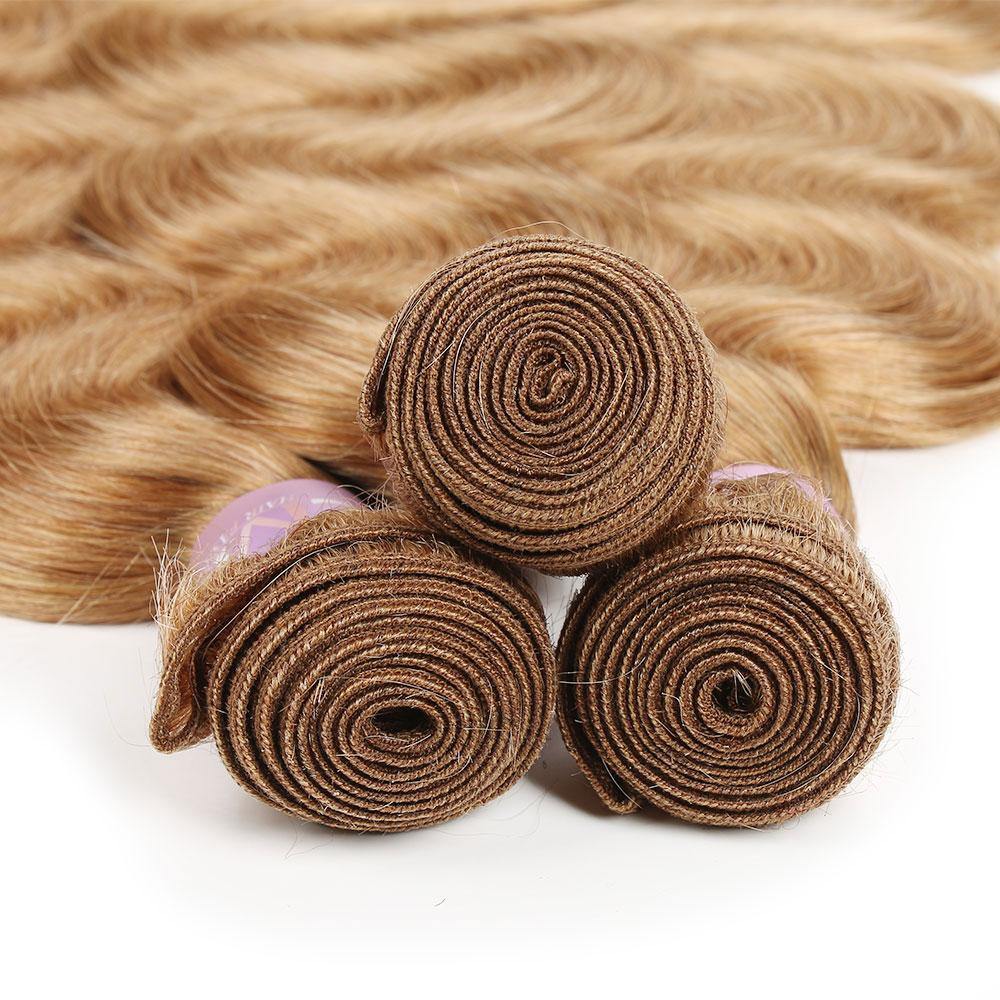 Colored 100% Human Hair Weave Straight Three Hair Bundle 8-26 inch  (27) (2828608602212)