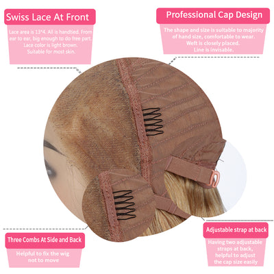 Flash Sale $149 Get A Straight Honey Blonde Lace Frontal wig
