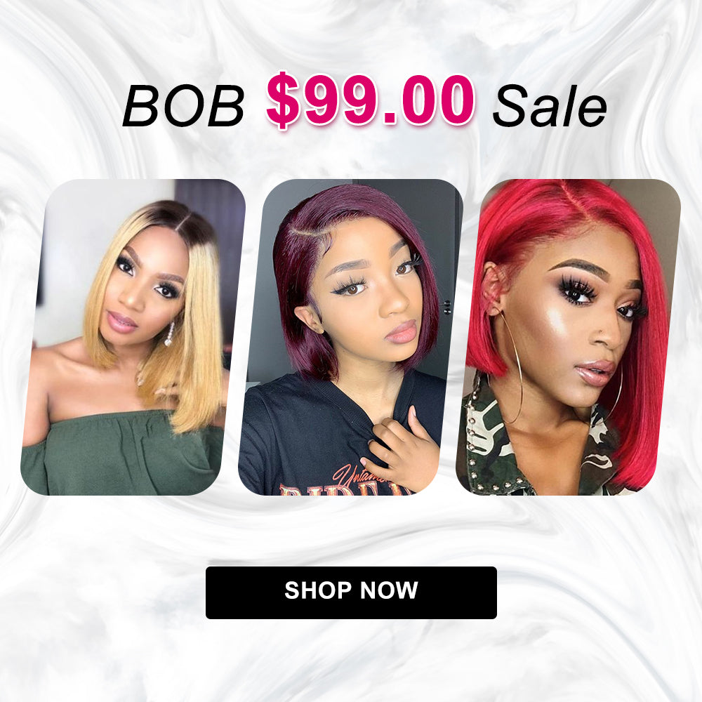 $99 Super Flash Sale Get Human Hair Lace Bob Wig