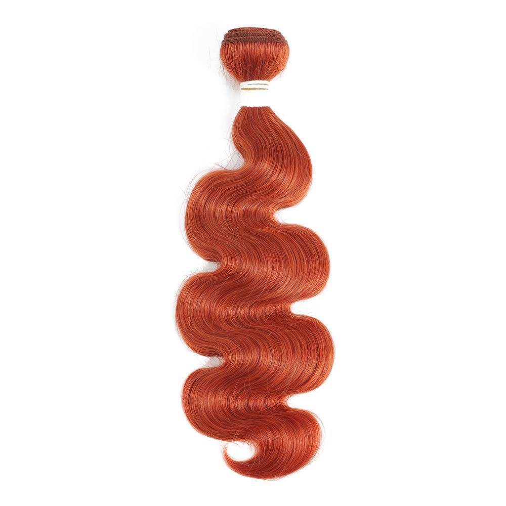 Kemy Hair Body Wave Burnt Orange Remy Human Hair Bundle 8''-26'' (350#) - Kemy Hair