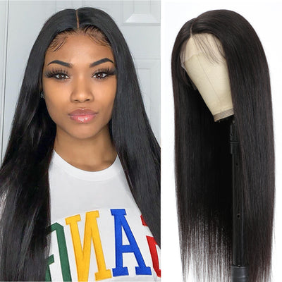 Natural Color 13X4X1 Part Lace Front wigs Human Hair Wig 16-28 Inches