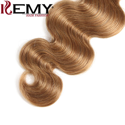 Honey Blonde Brazilian Body Wave Human Hair Bundles Kemy Hair