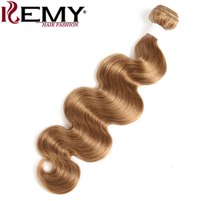 Honey Blonde Brazilian Body Wave Human Hair Bundles Kemy Hair