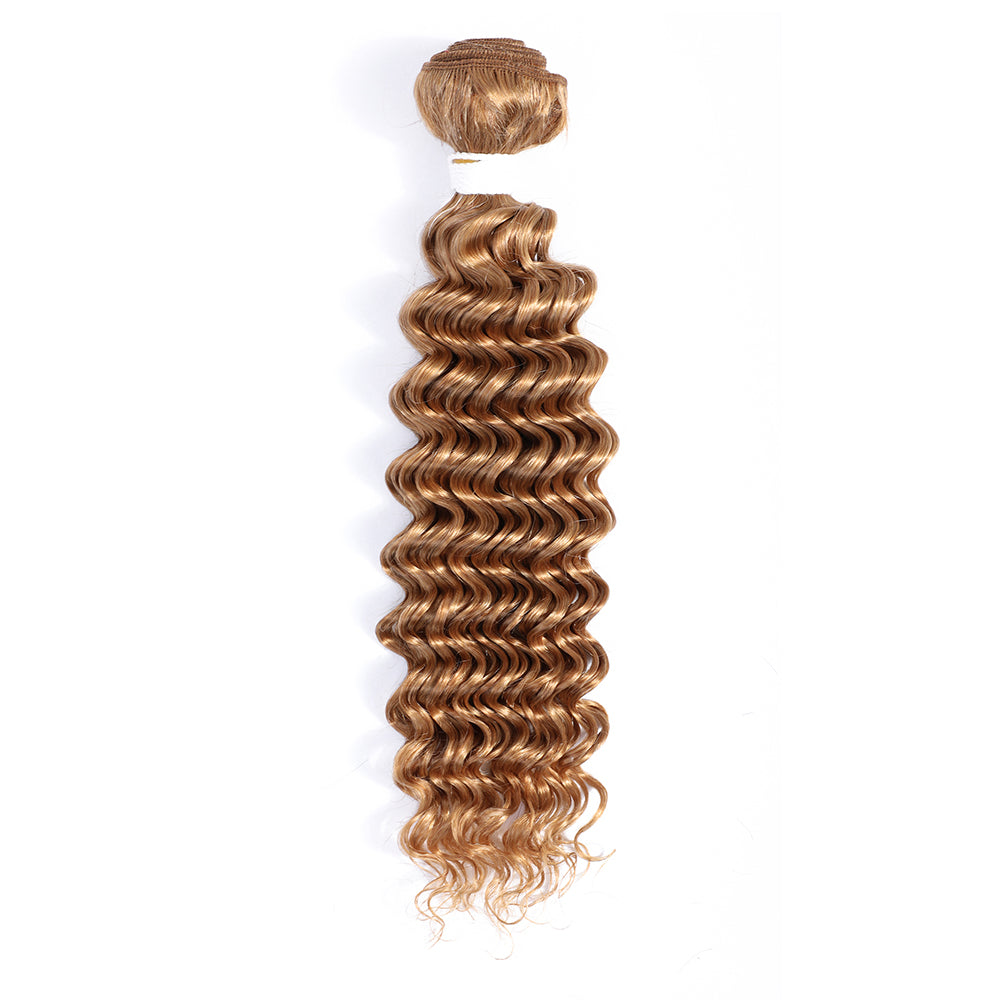 Kemy Hair Deep Wave Honey Blonde Human Hair Bundles