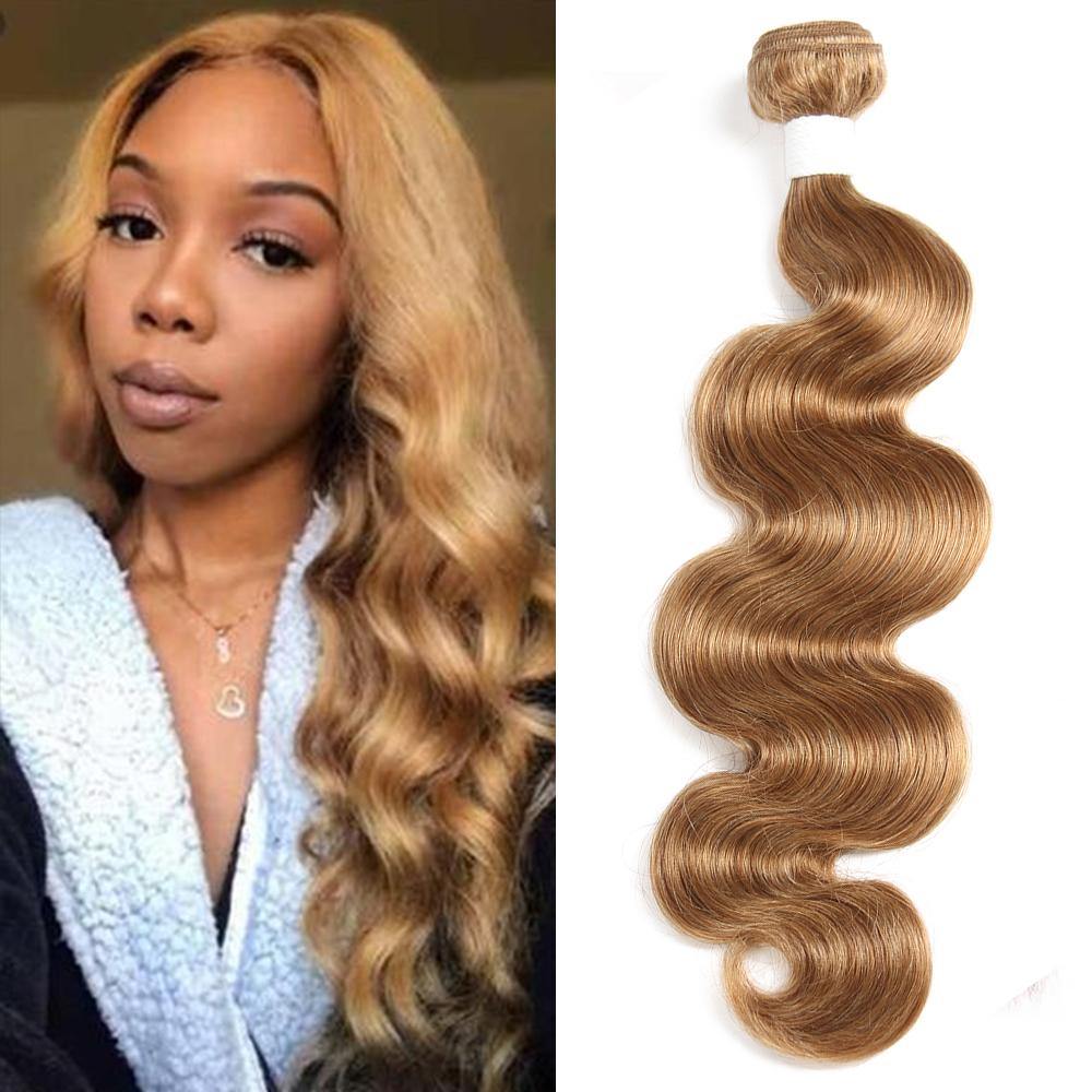 Kemy Hair Brazilian Honey Blonde Human Hair Weave Body Wave Hair Bundle