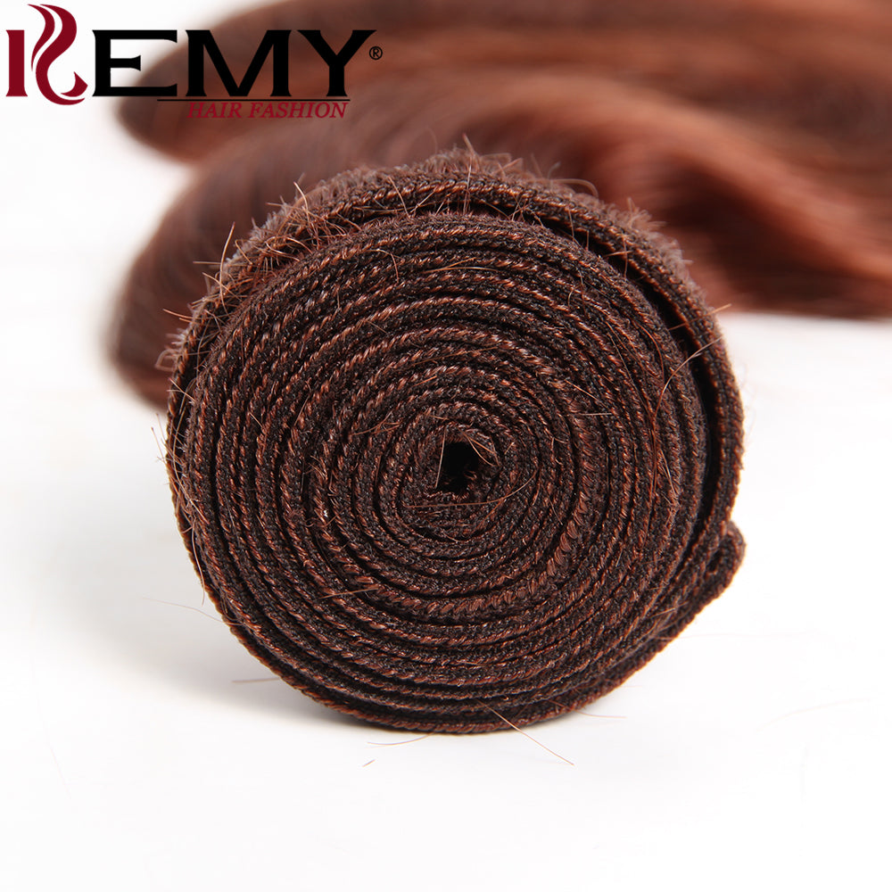 Kemy Hair Auburn Cooper Red Body Wave Four Human Hair Four Hair Bundles