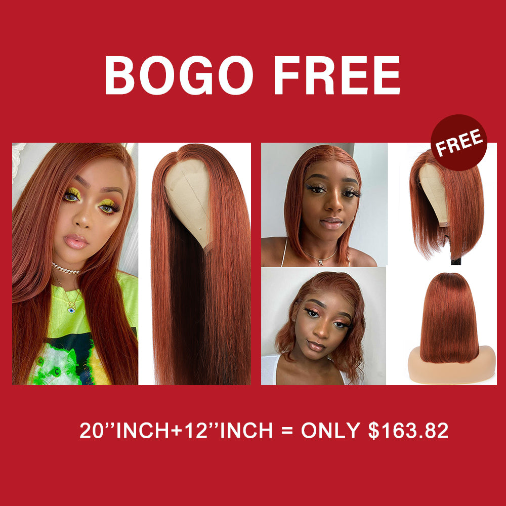 Buy 1 Get 1 Free Lace closure Wig And Bob Wig Bulk Sale With Gifts