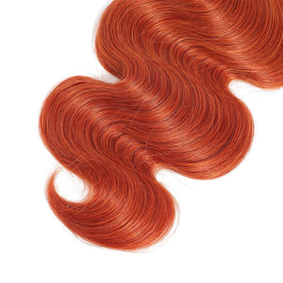 Kemy Hair Body Wave Burnt Orange Remy Human Hair Bundle 8''-26'' (350#) - Kemy Hair