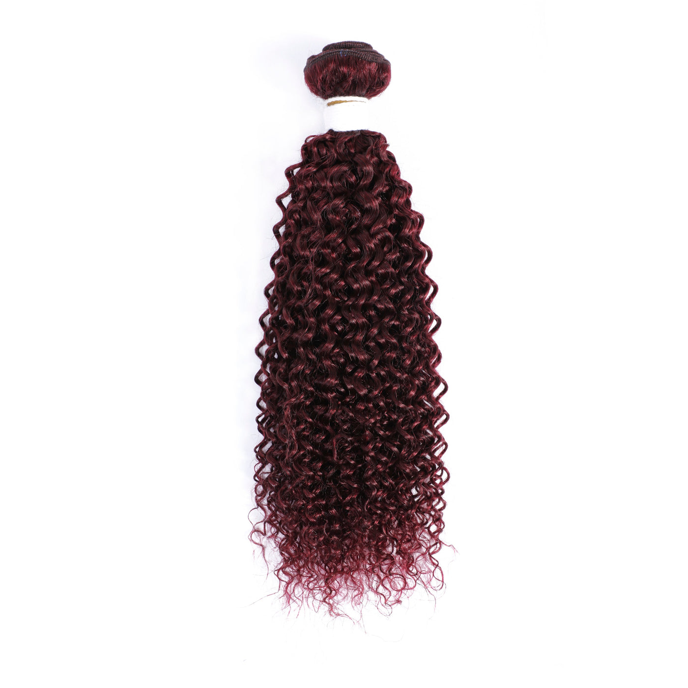 Kemy Hair 99j burgundy Red Kinky Curly Human Hair Bundle 1 PC