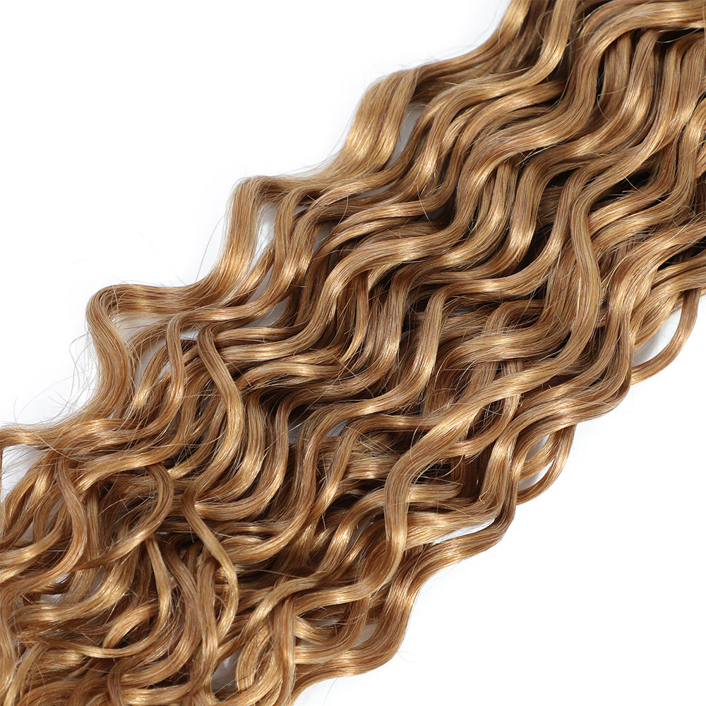 Kemy Hair Water Wave Honey Blonde Human Hair Bundles One Bundle