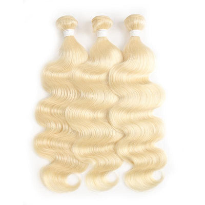 613 Blond Body Wave Remy 3 Human Hair Bundles 8''-26'' (3578641907812)
