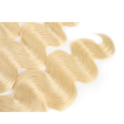 613 Blond Body Wave Remy 4 Human Hair Bundles 8''-26'' (3578650787940)