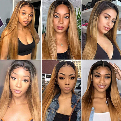 Kemy Hair Ombre Honey Blonde Straight Human Hair Bundle