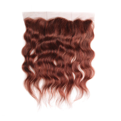 Natural Wavy 33  Lace Frontal 4×13 Free/Middle Part Human Hair(8''-20'') (4252335833158)