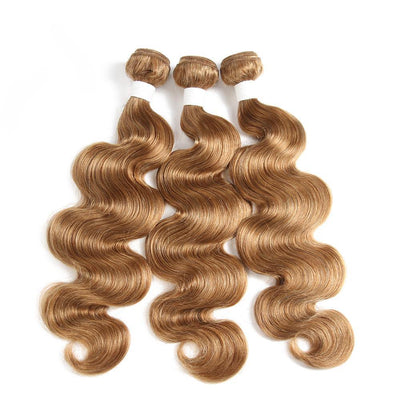 Colored 100% Human Hair Weave Straight Three Hair Bundle 8-26 inch  (27) (2828608602212)