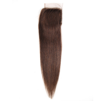 Straight Colored Human Hair Free/Middle Part 4×4 Lace Closure (4) (3934495211590)
