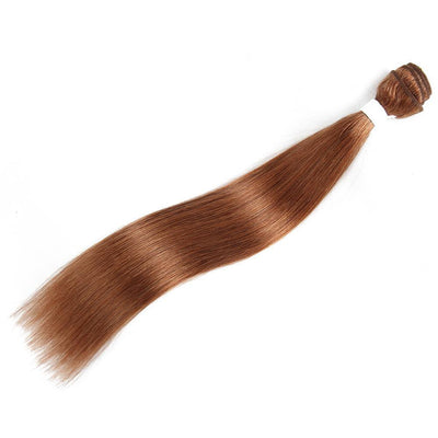 Colored 100% Human Hair Weave Straight Hair Bundle 8-26 inch (30) (2612075954276)