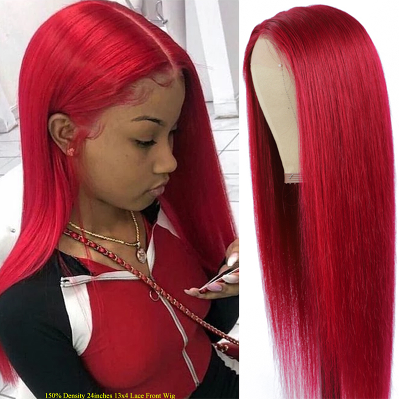Brand Day | Honey Blonde Brown Red 4x4 Lace Closure Wig Only $99 Flash Sale