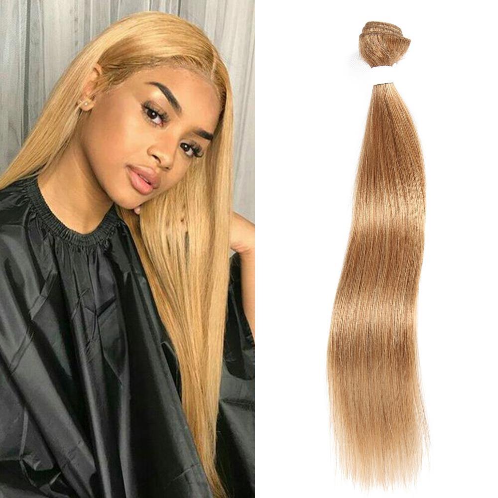 Kemy Hair Brazilian Honey Blonde Straight Hair Bundle Human Hair Weave