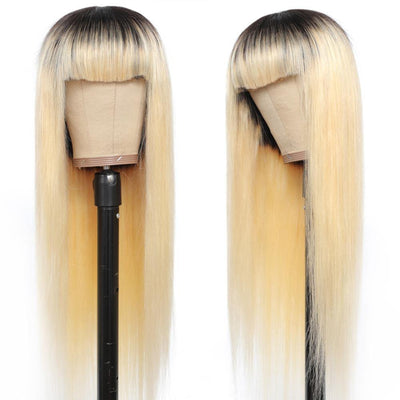 Buy 1 Get 1 Free Straight Bang Wigs  And Body Wave Bang Wig Bulk Sale With Gifts(16"-28")