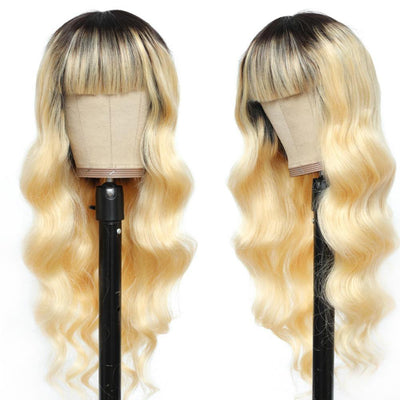 Buy 1 Get 1 Free Straight Bang Wigs  And Body Wave Bang Wig Bulk Sale With Gifts(16"-28")